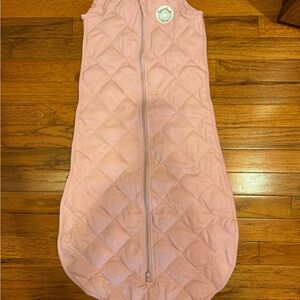 Dreamland Baby - Dusty Rose Quilted Kids Pajama Sleep Sack - 12-18 months